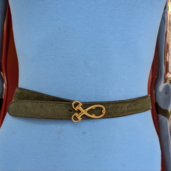 GUCCI VINTAGE HORSEBIT WOMEN'S BELT - Picture 3 of 11